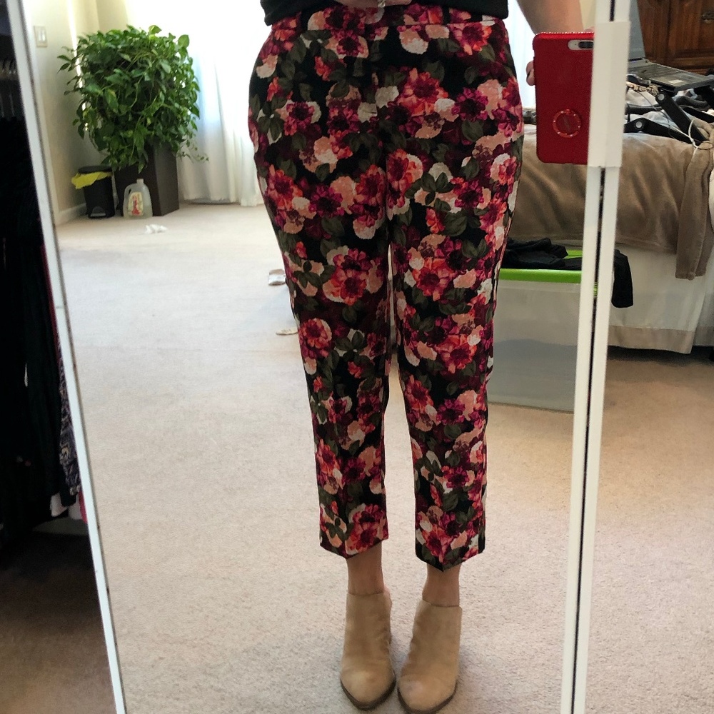 Banana Republic Flowered Pants